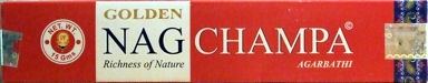 Golden Nag Champa Incense 15 gram