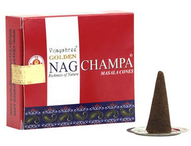 Golden Nag Champa Cones