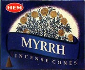 Hem Myrrh Incense Cones