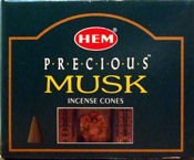 Hem Precious Musk Incense Cones
