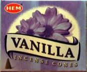 Hem Vanilla Incense Cones