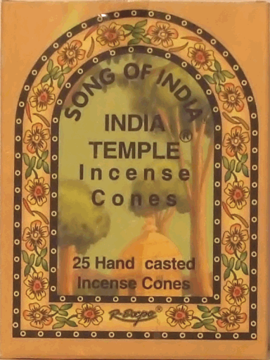 Song of India Temple Incense Cones