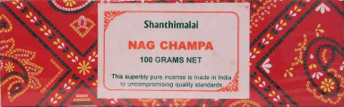 Shanthimalai Red Nag Champa - 100 gram