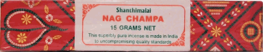 Shanthimalai Red Nag Champa - 15 gram