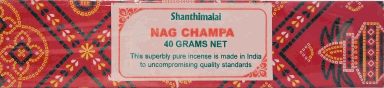 Shanthimalai Red Nag Champa - 40 gram