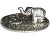 Aluminum Elephant Incense Burner